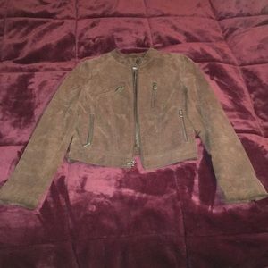 Levi’s light brown leather jacket